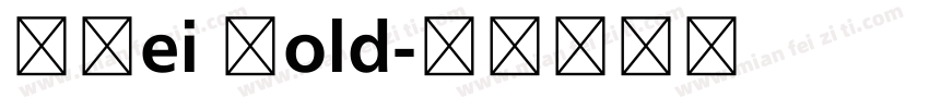 MHei Bold字体转换